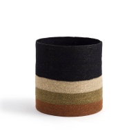 Корзина Плетеная 40 x 40 см Saski единый размер разноцветный LA REDOUTE INTERIEURS  фото, kupilegko.ru